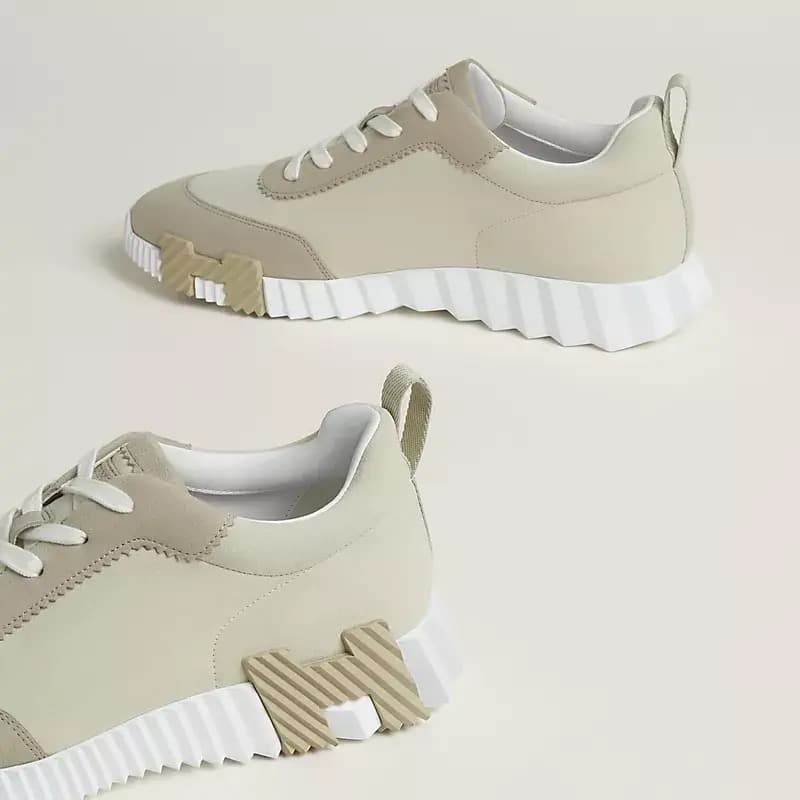 Hermes Sneakers Boucing Beige Glaise • Beige Esquisse — vue 4