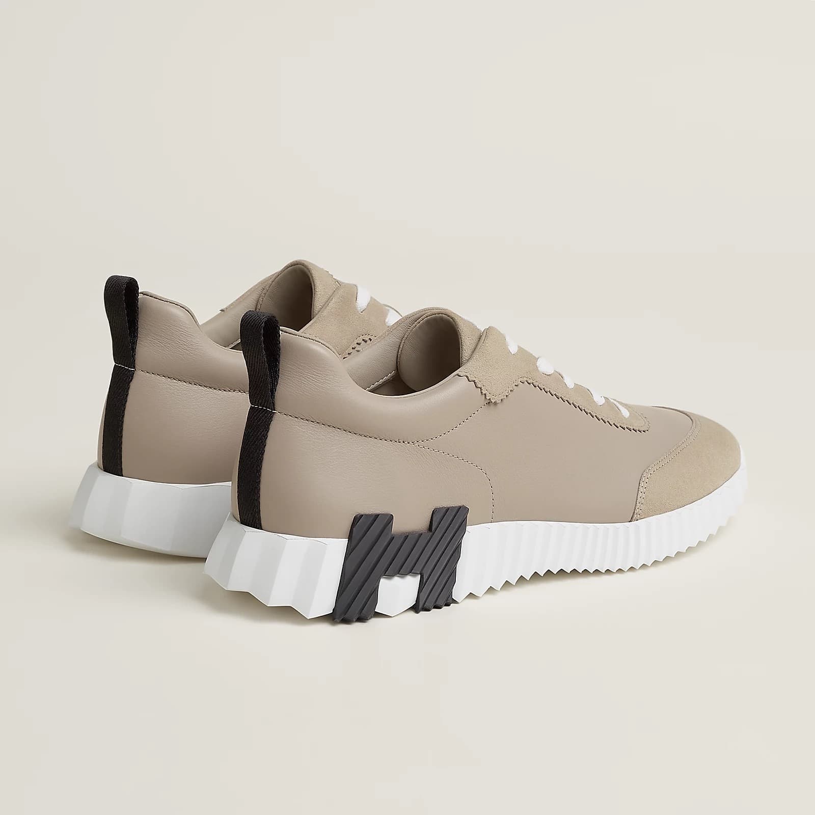 Hermes Sneakers Boucing Beige Galet — vue 3