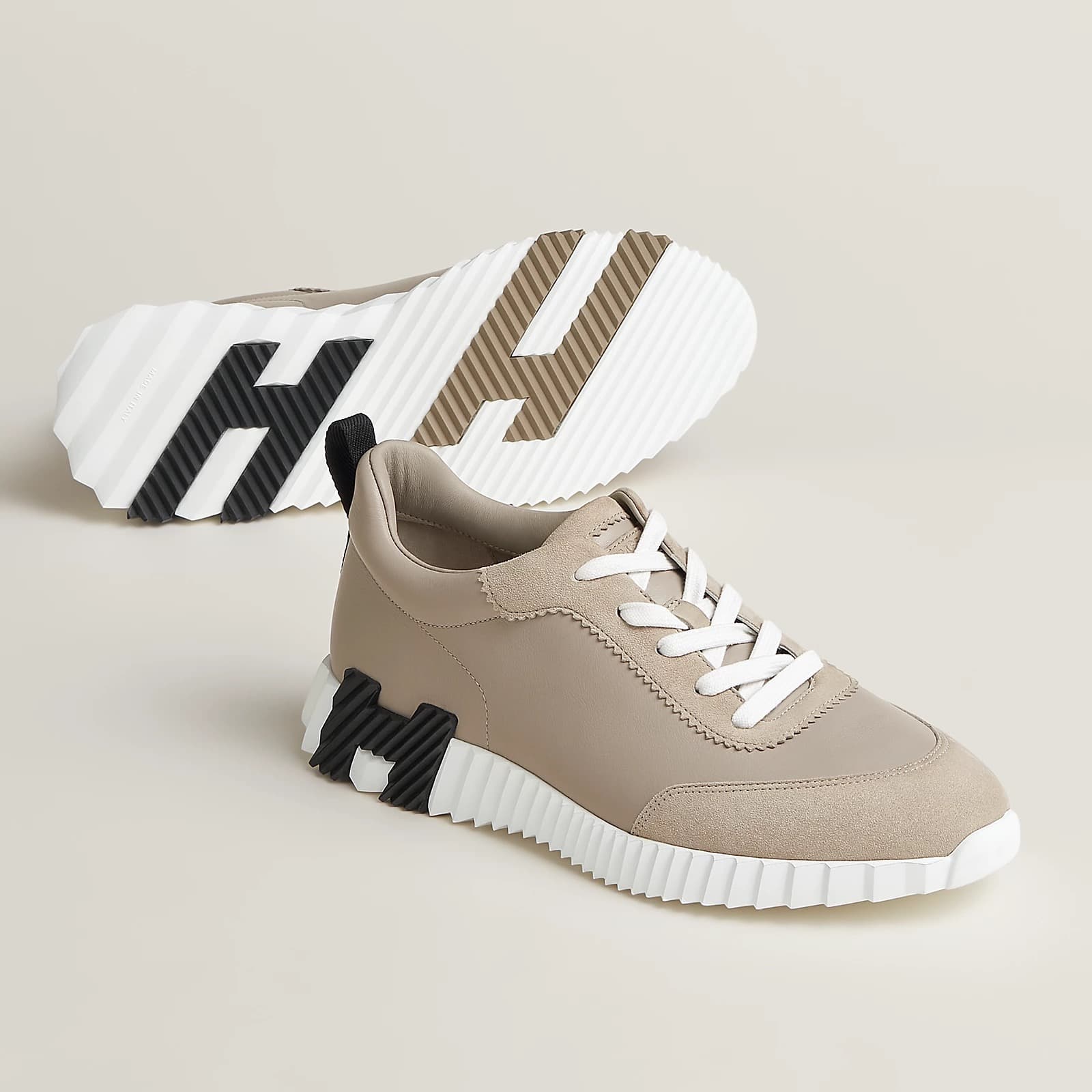Hermes Sneakers Boucing Beige Galet — vue 5