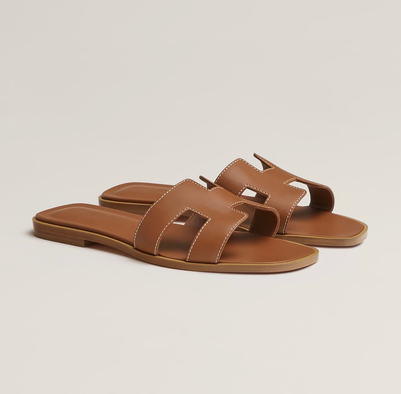 Hermes Sandale Oran Gold