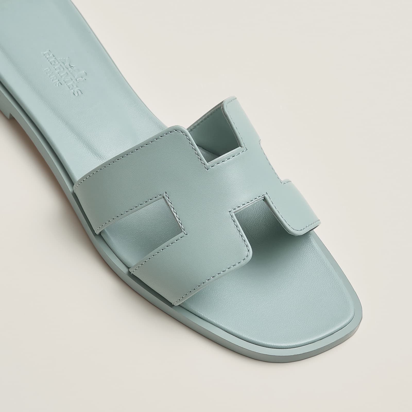 Hermes Sandale Oran Bleu Glacier — vue 2
