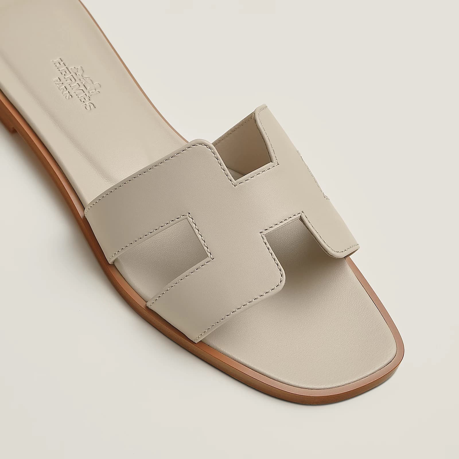 Hermes Sandale Oran Beige Nomade — vue 2