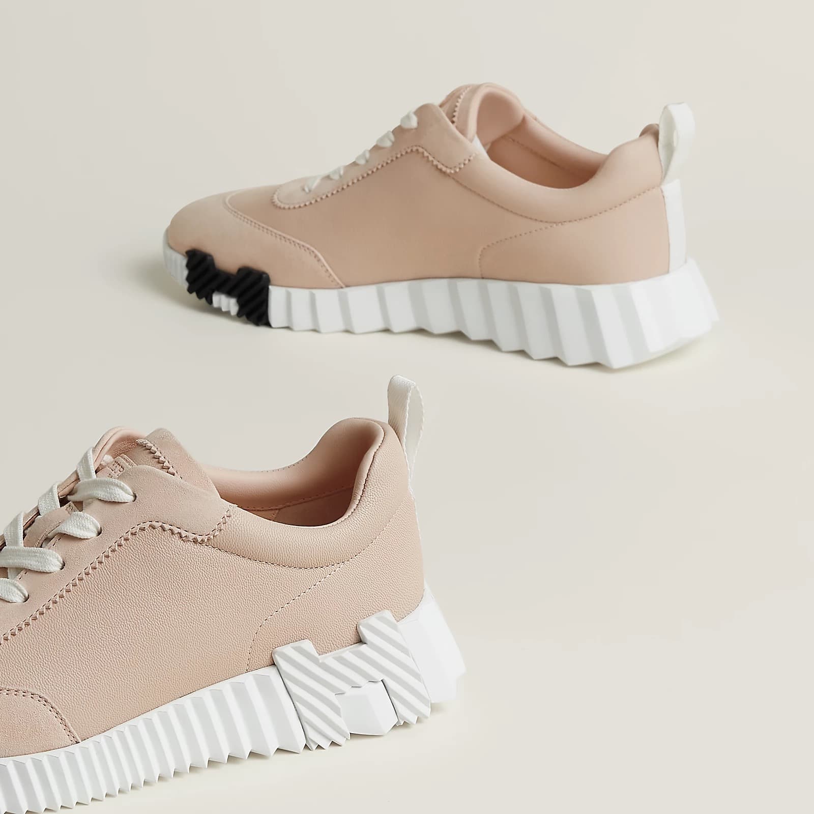 Hermes Sneakers Boucing Rose Palomino — vue 4