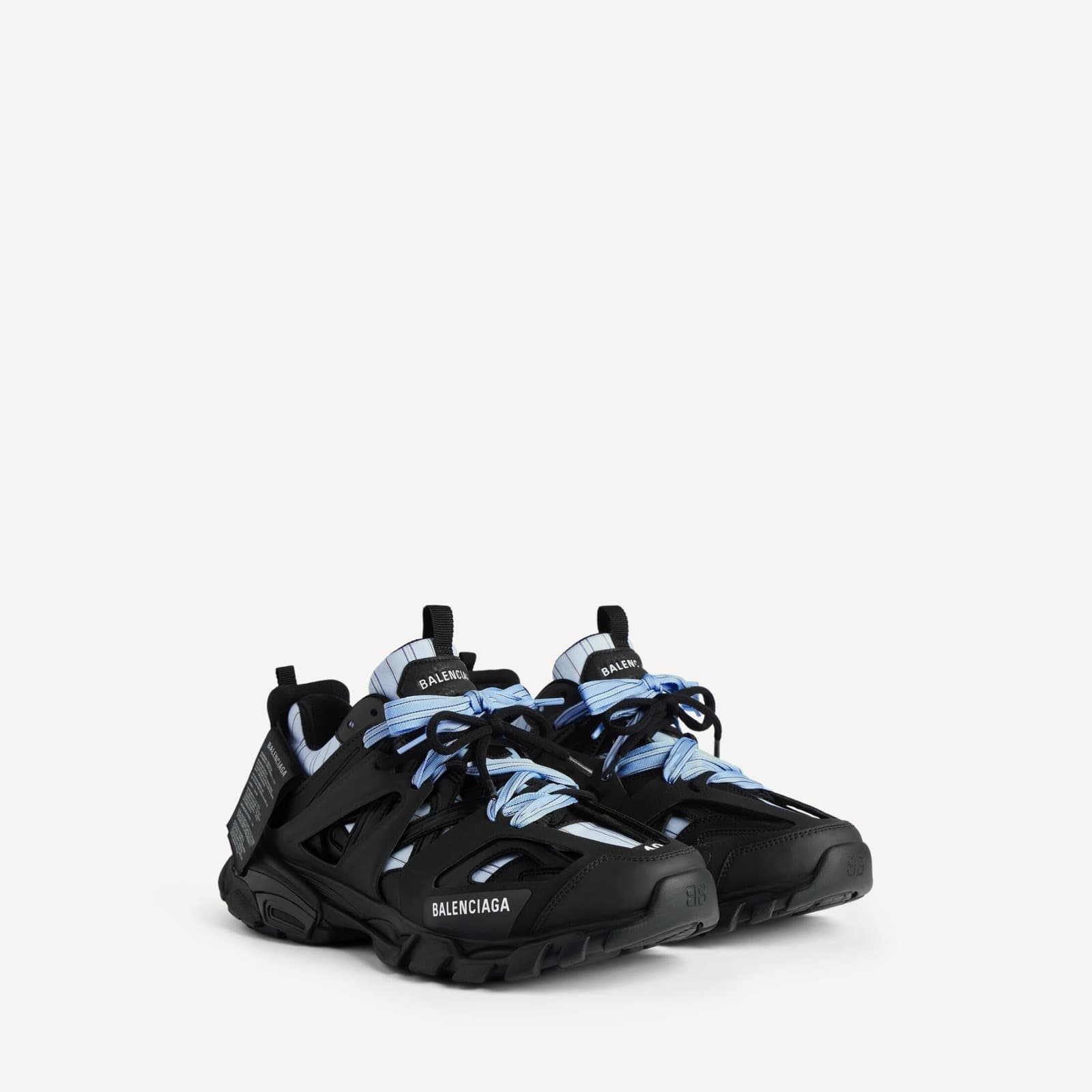 Balanciaga Sneakers Track Shirt Black • Bleu — vue 4