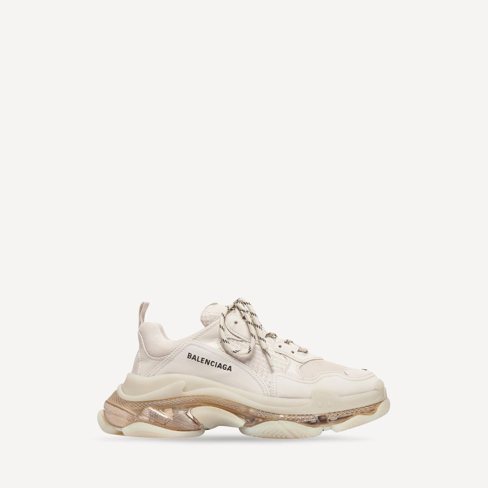Balanciaga Sneakers Triple S Clear Sole blanc