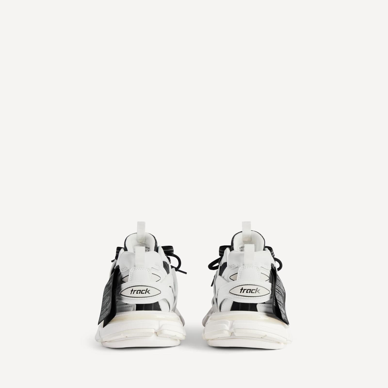 Balanciaga Sneakers Track Blanc • Black — vue 3