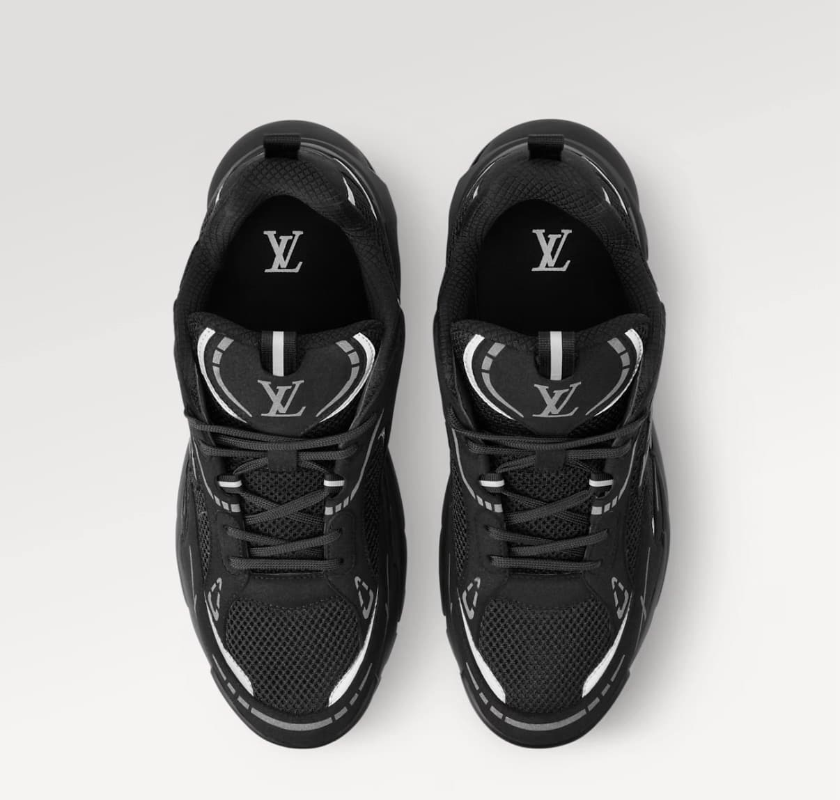 Louis Vuitton Sneakers Trainer Runner black — vue 2