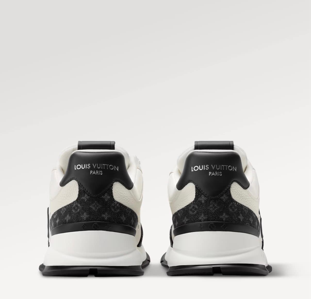 Louis Vuitton Sneakers Classic Blanc • Black — vue 2