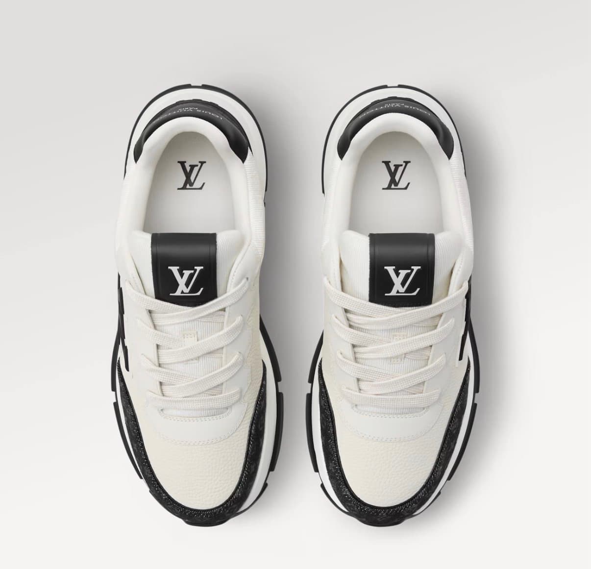 Louis Vuitton Sneakers Classic Blanc • Black — vue 3