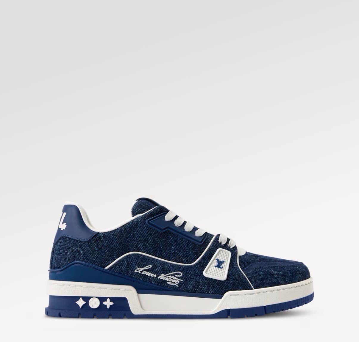 Louis Vuitton Sneakers Trainer Bleu Marine