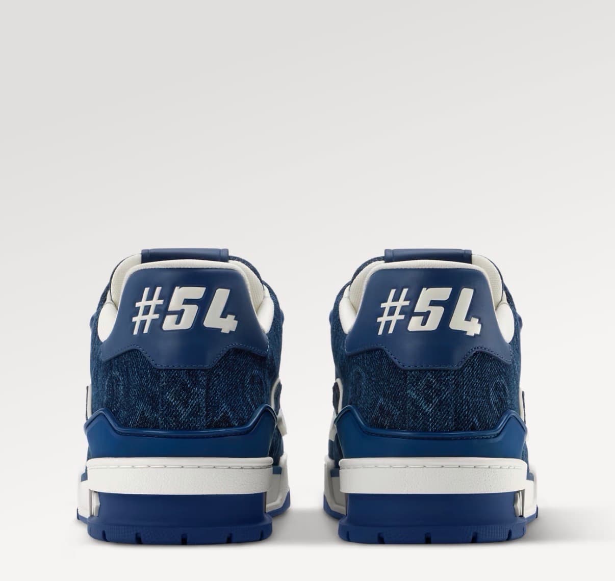 Louis Vuitton Sneakers Trainer Bleu Marine — vue 2