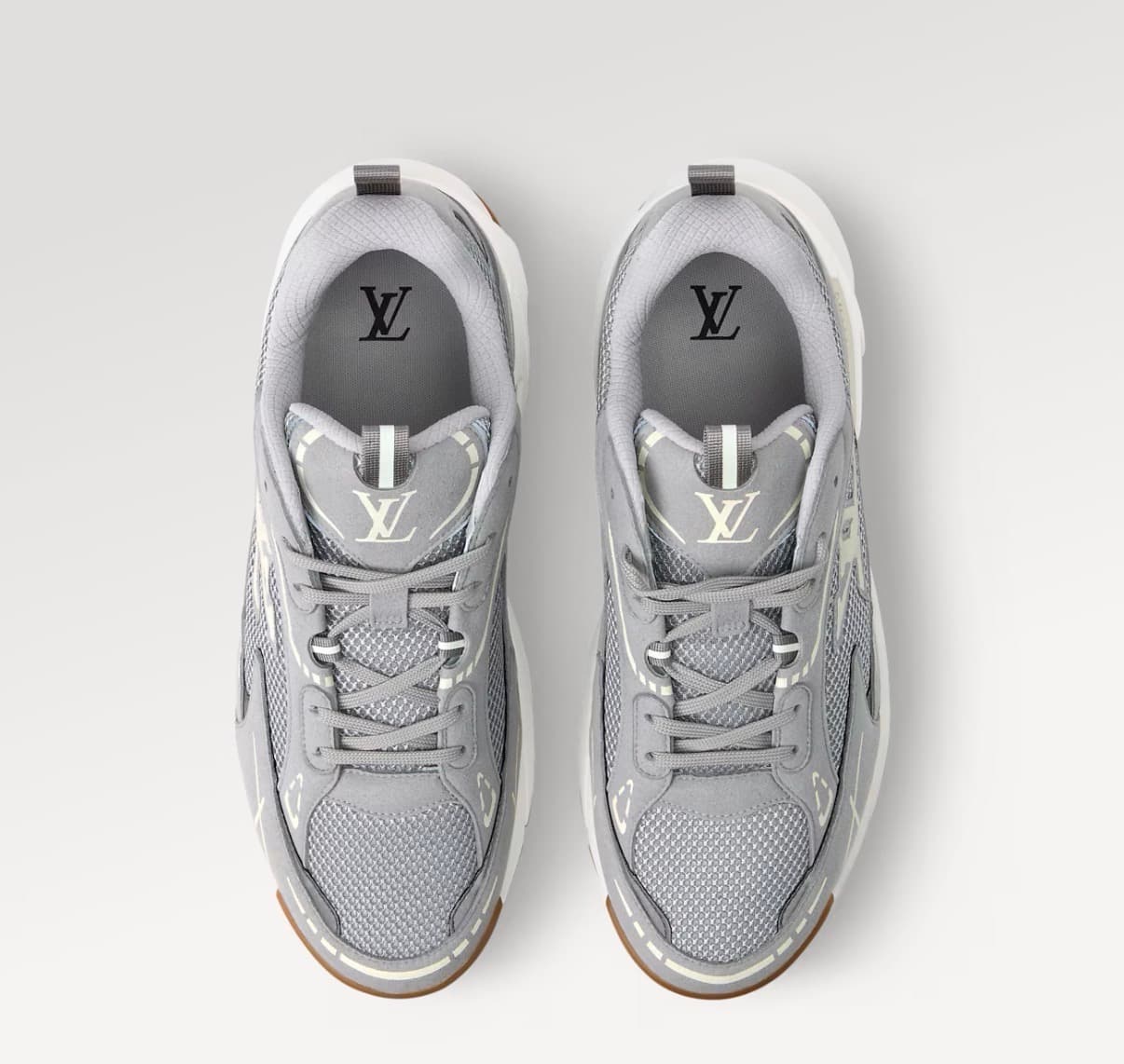 Louis Vuitton Sneakers Tatic Runner Grise — vue 3