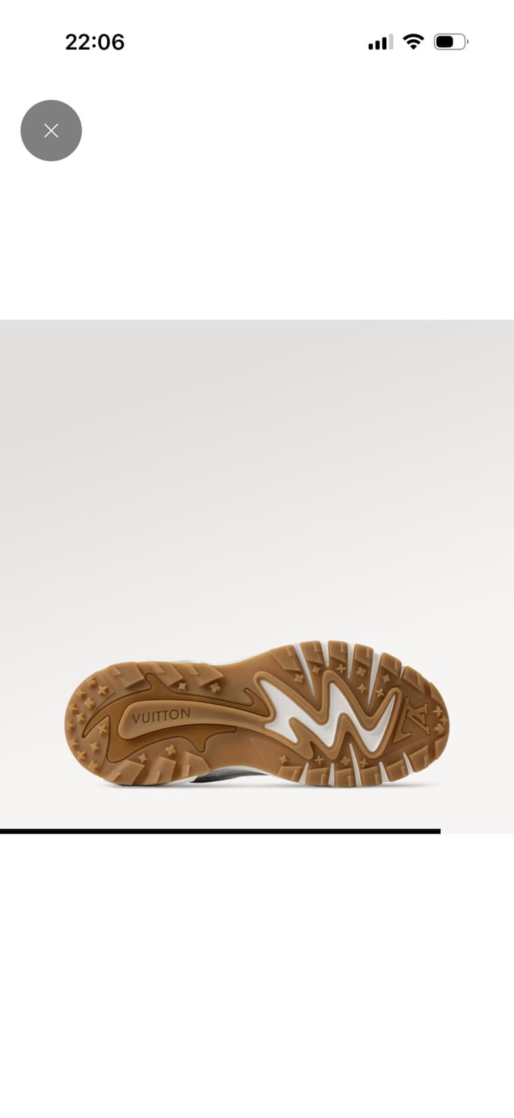 Louis Vuitton Sneakers Tatic Runner Grise — vue 4