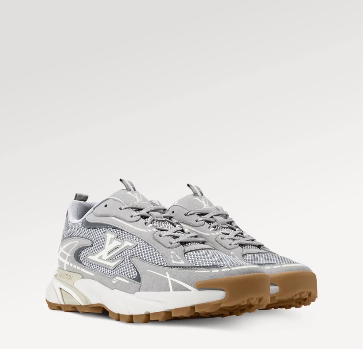 Louis Vuitton Sneakers Tatic Runner Grise — vue 5