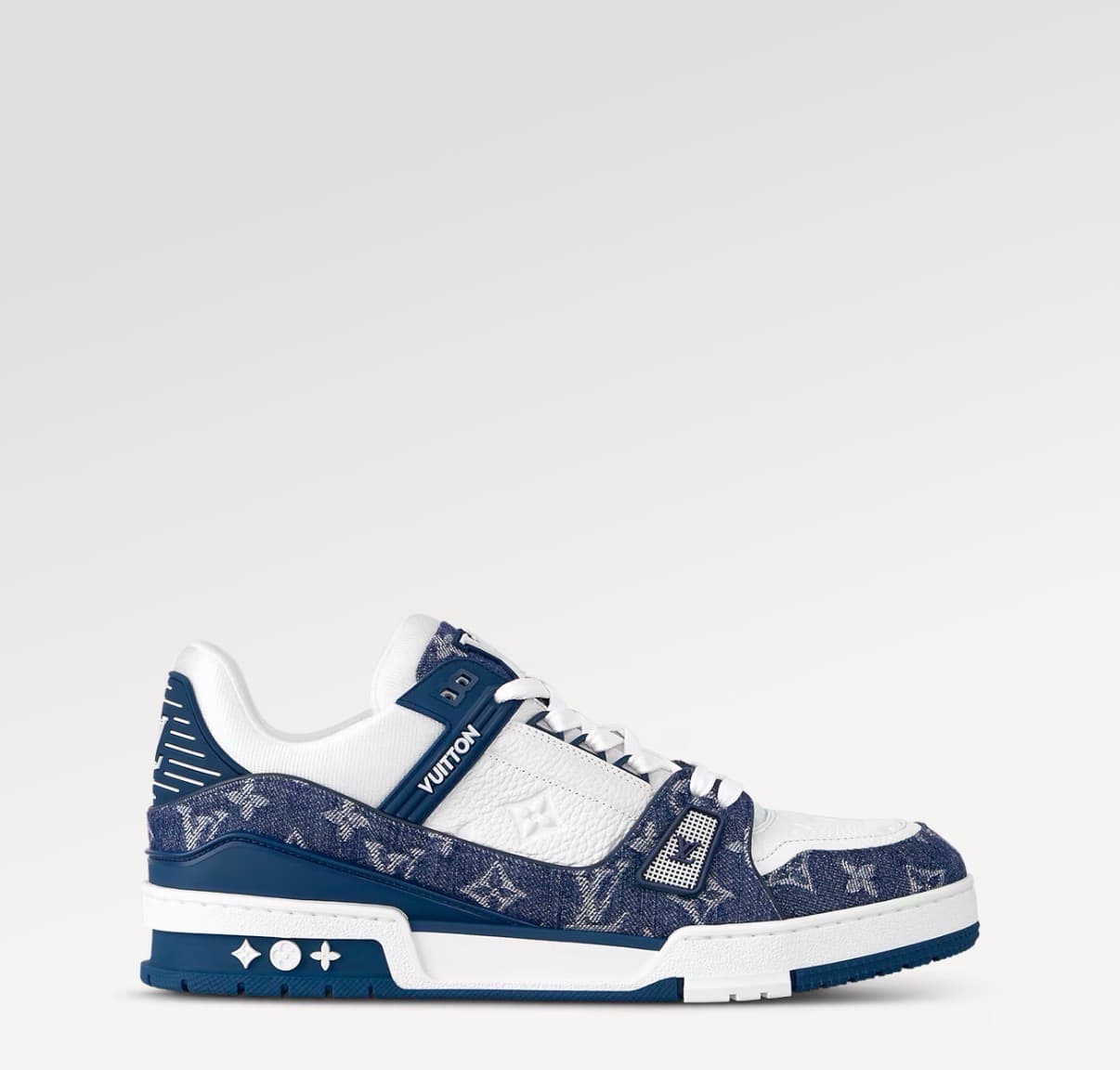 Louis Vuitton Sneakers Trainer Bleu • Blanc