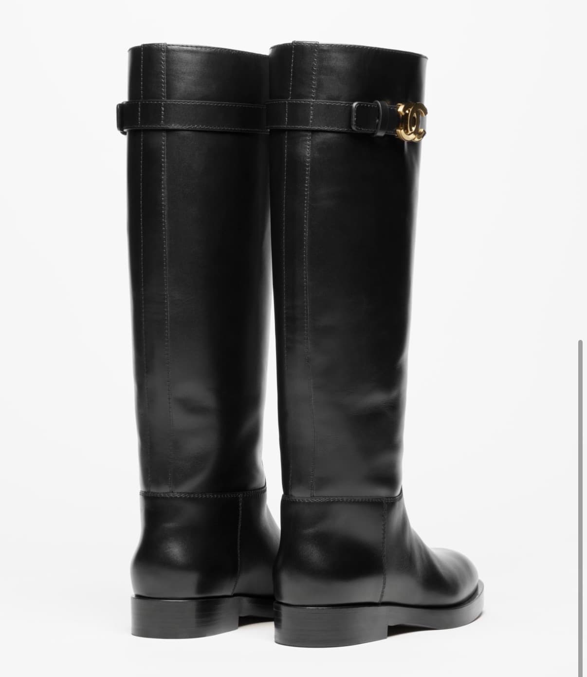 Chanel Botte Veau Noir — vue 4