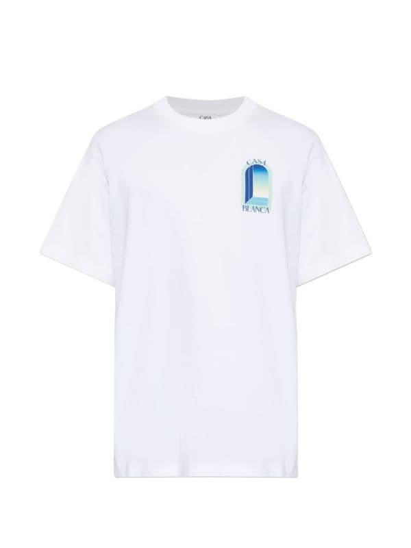 Casablanca t-shirt Arches à Imprimé Graphique Blanc