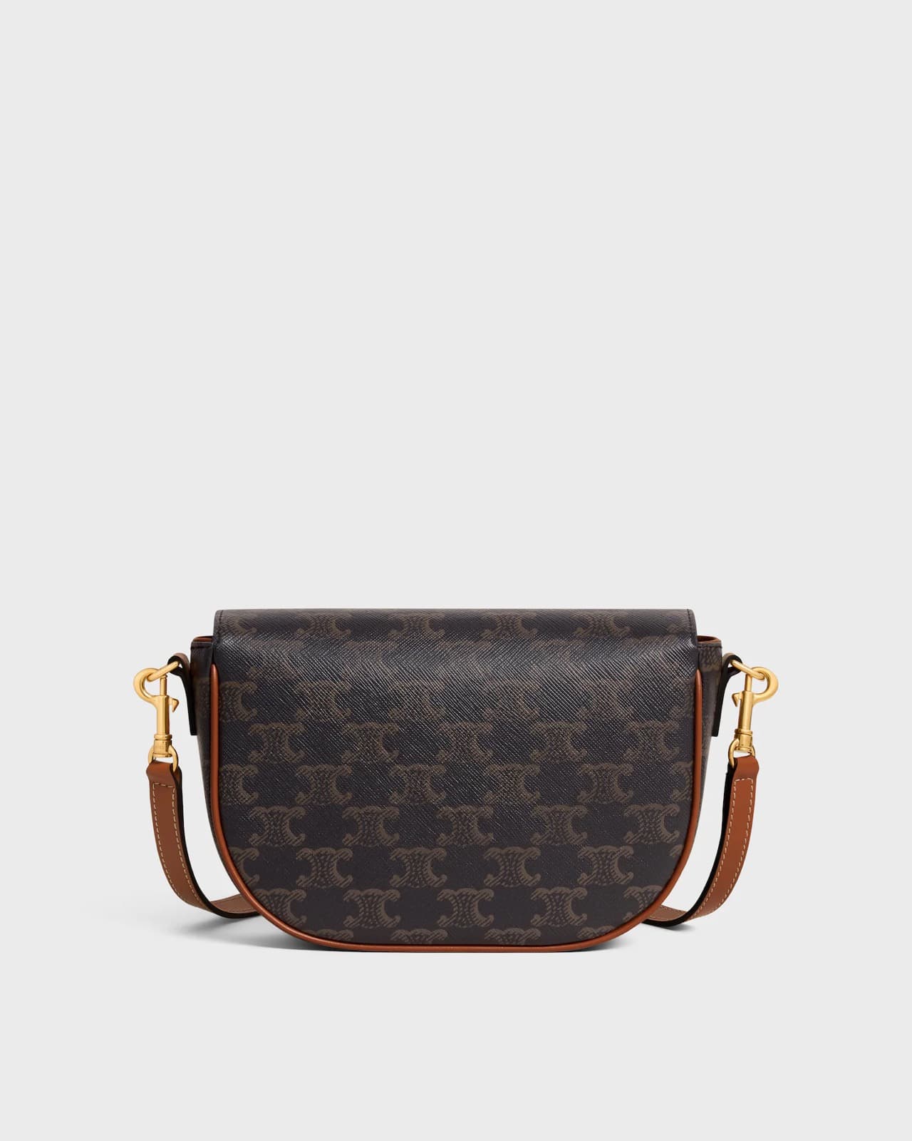 CÉLINE SAC FOLCO SHOULDER TOILE TRIOMPHE ET VEAU — vue 3
