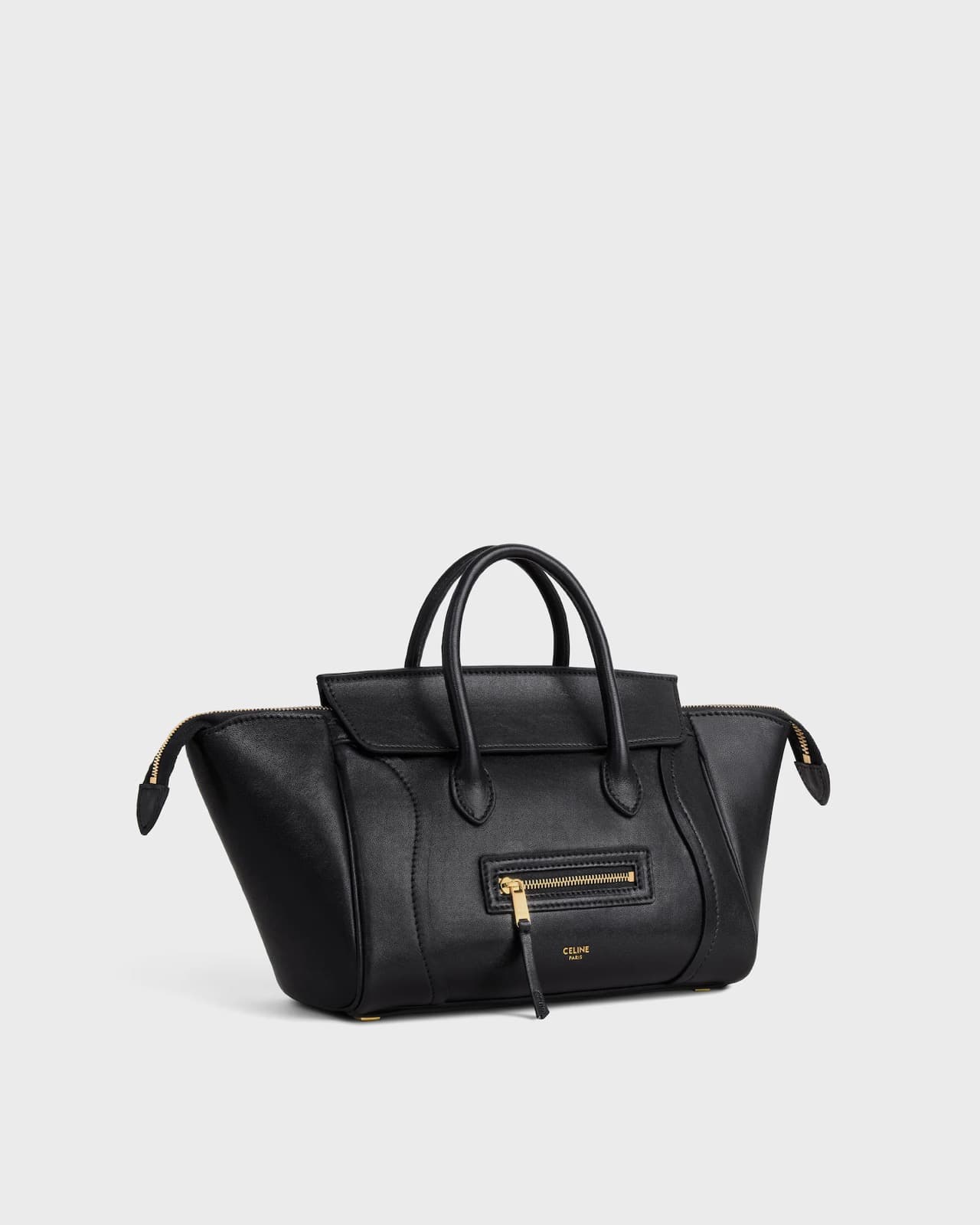 CÉLINE LUGGAGE PETIT MODÈLE AGNEAU BRILLANT SOUPLE — vue 2