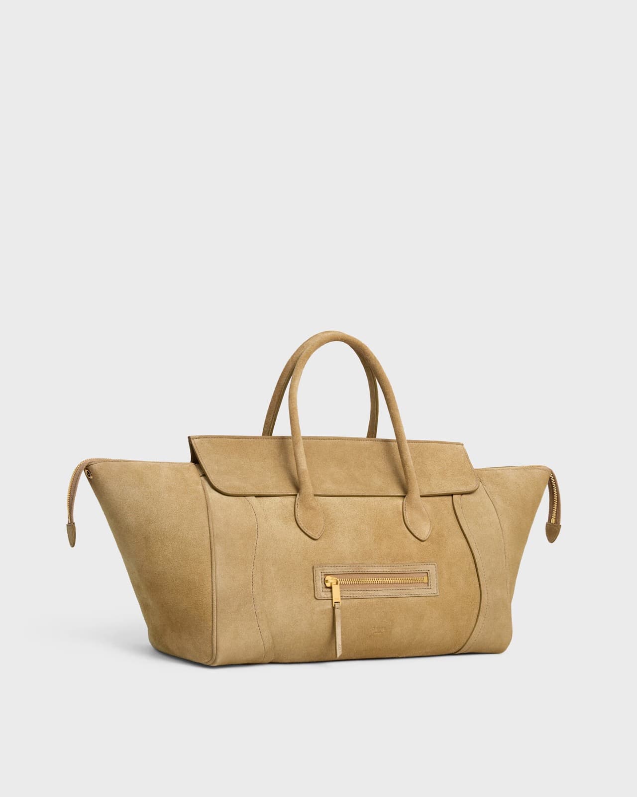 CÉLINE NEW LUGGAGE MOYEN MODÈLE VEAU FAÇON VELOUR — vue 2