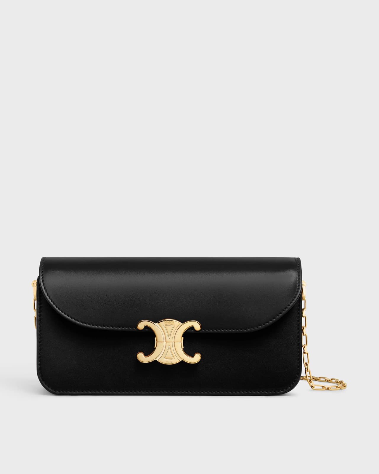 CÉLINE TRIOMPHE CHAÎNE PETIT MODÈLE VEAU BRILLANT
