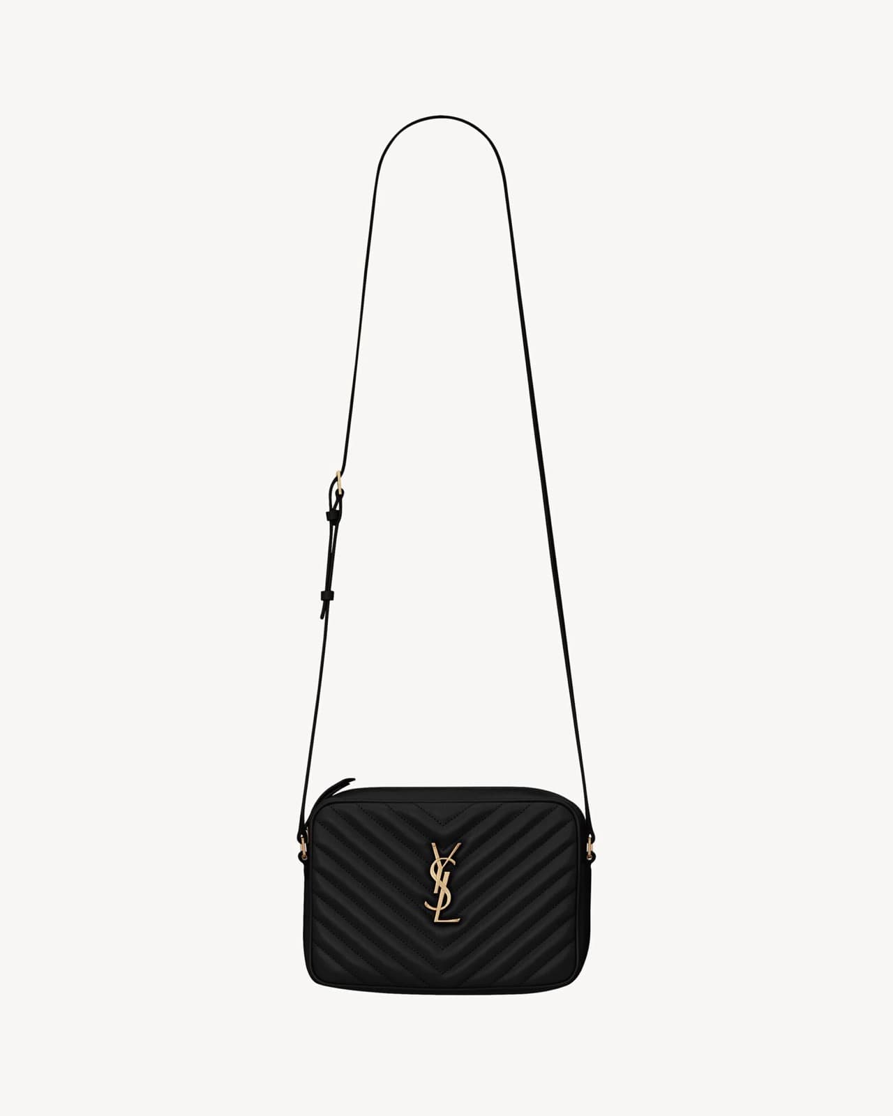 YVES SAINT LAURENT LOU EN CUIR MATELASSÉ