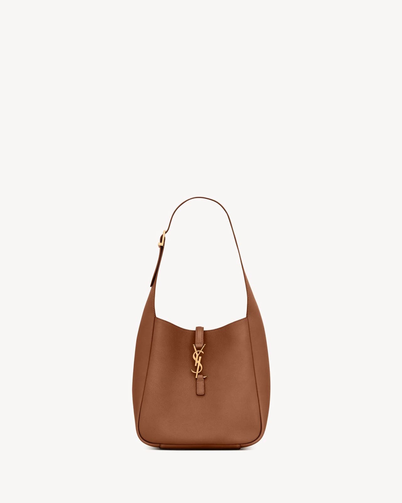 YVES SAINT LAURENT LE 5 À 7 SOUPLE PETIT EN CUIR GRAINÉ