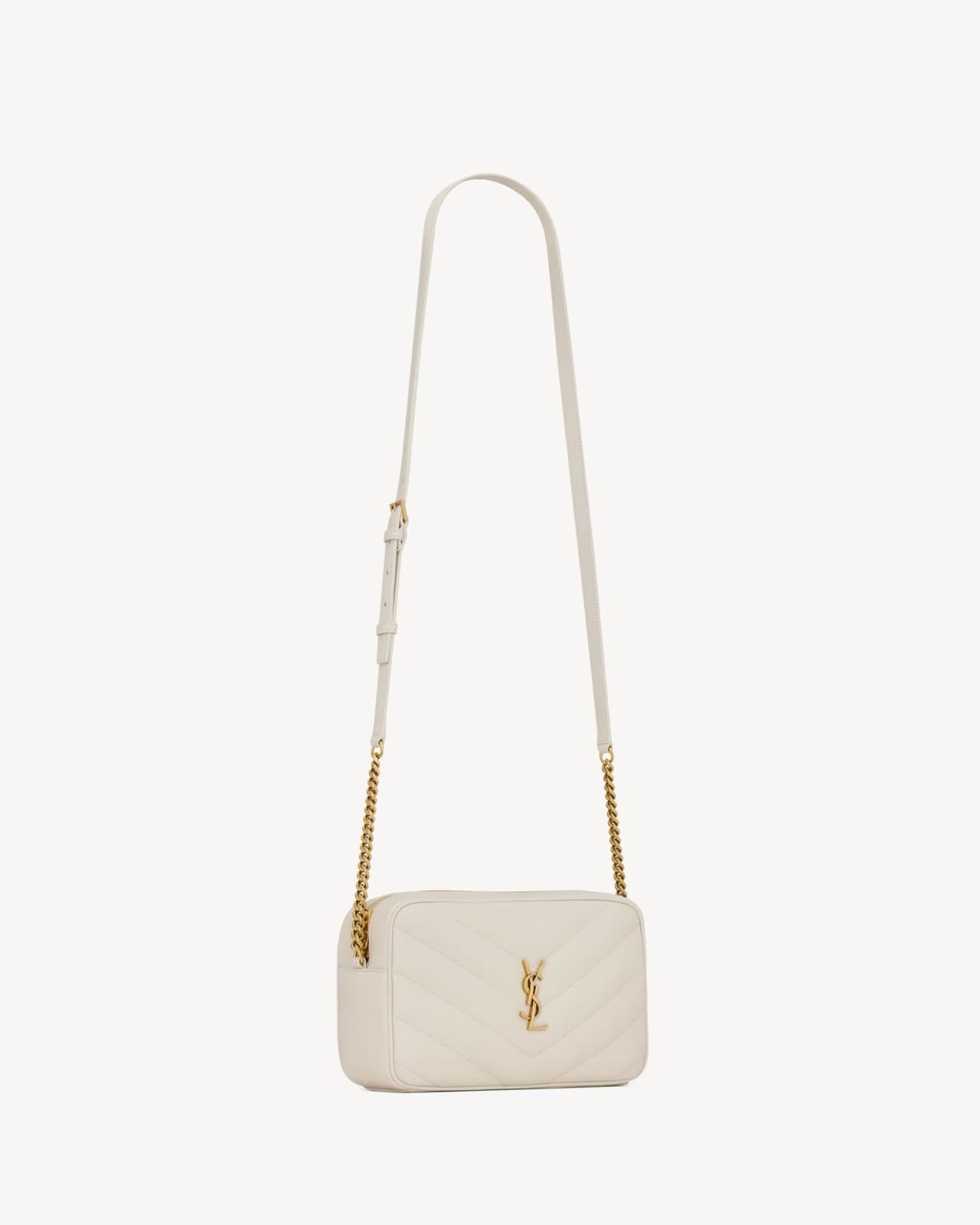 YVES SAINT LAURENT SAC LOULOU EN PEAU D'AGNEAU MATELASÉ — vue 4