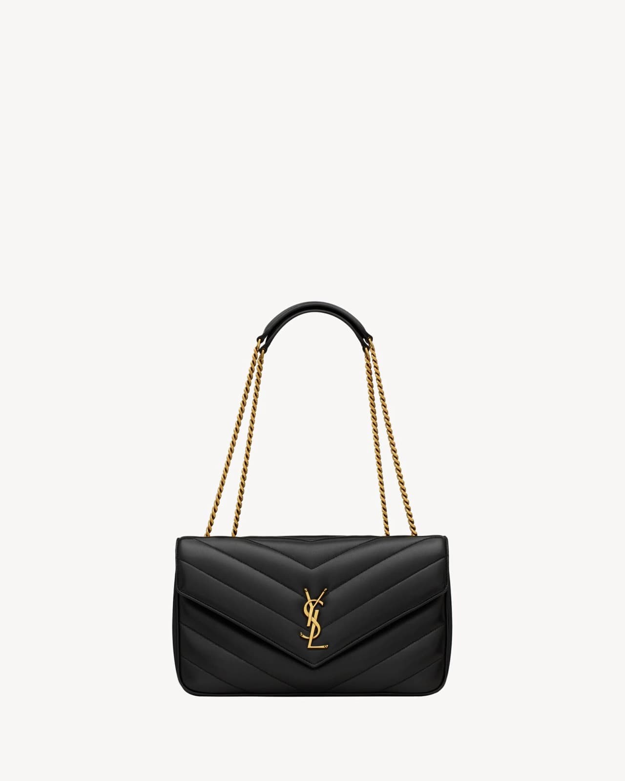 YVES SAINT LAURENT LOULOU MEDIUM EN PEAU D'AGNEAU MATELASSÉ