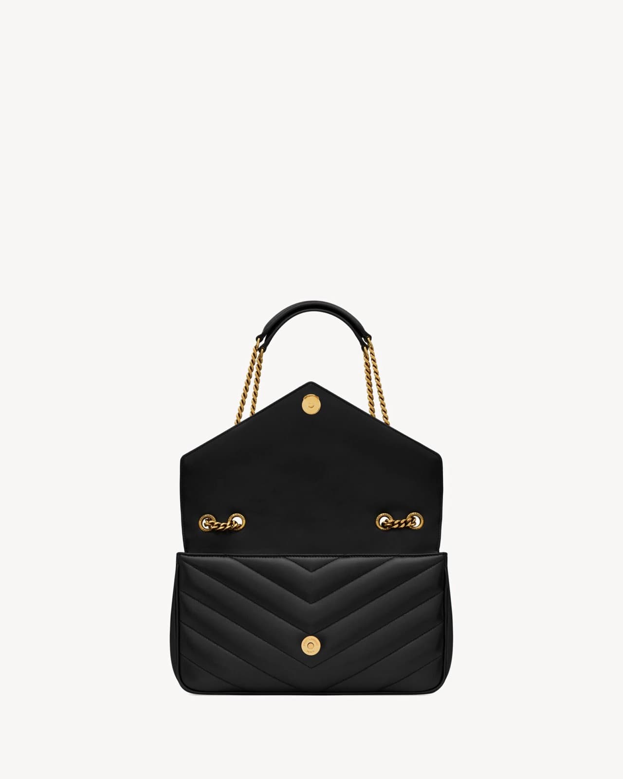 YVES SAINT LAURENT LOULOU MEDIUM EN PEAU D'AGNEAU MATELASSÉ — vue 3