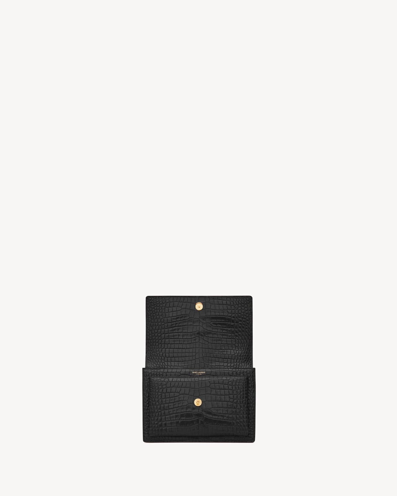 YVES SAINT LAURENT SUNSET MOYEN EN CUIR GAUFRÉ CROCODILE — vue 3