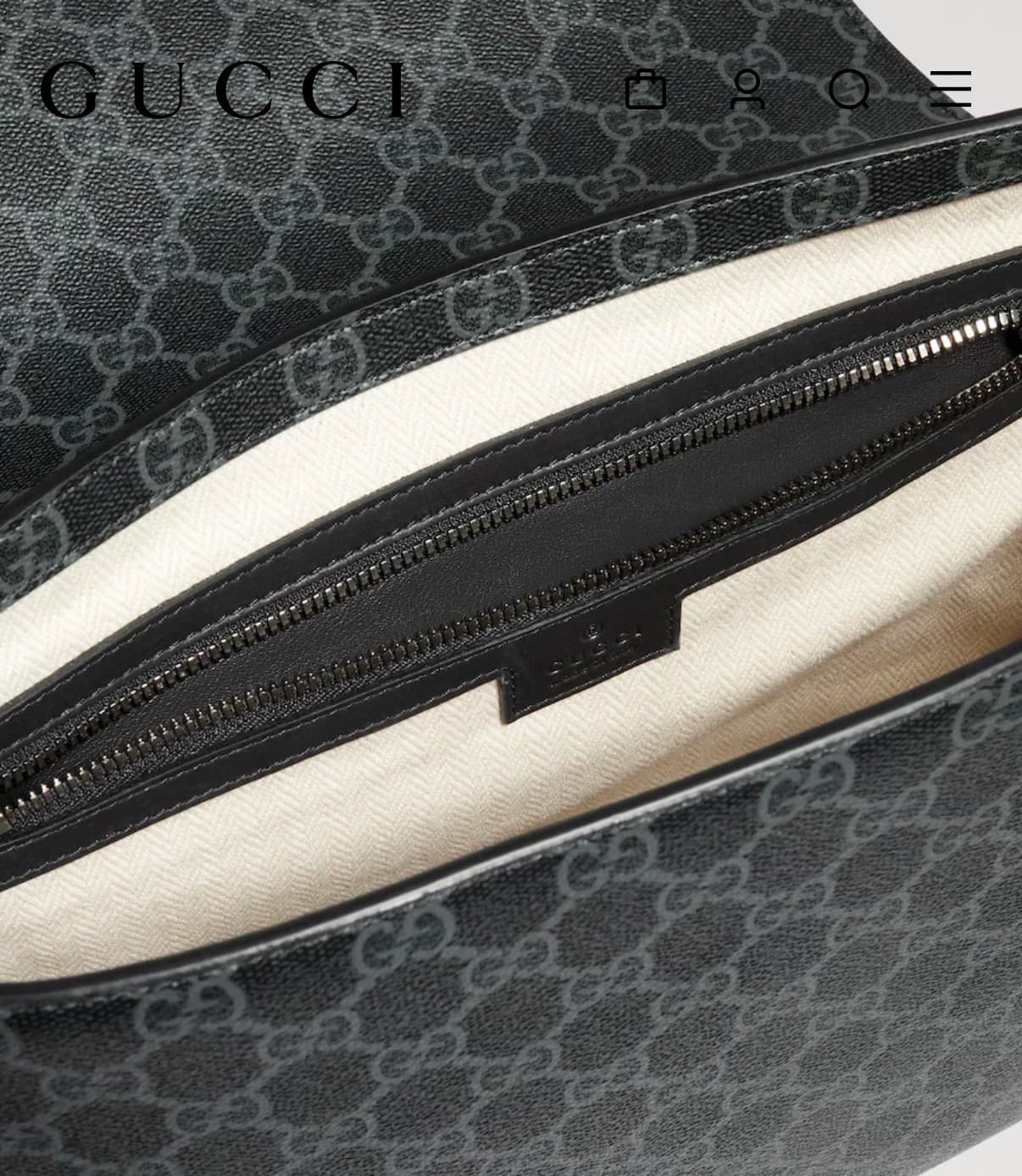 Gucci Sac à bandoulière GG Emblem moyen format — vue 6