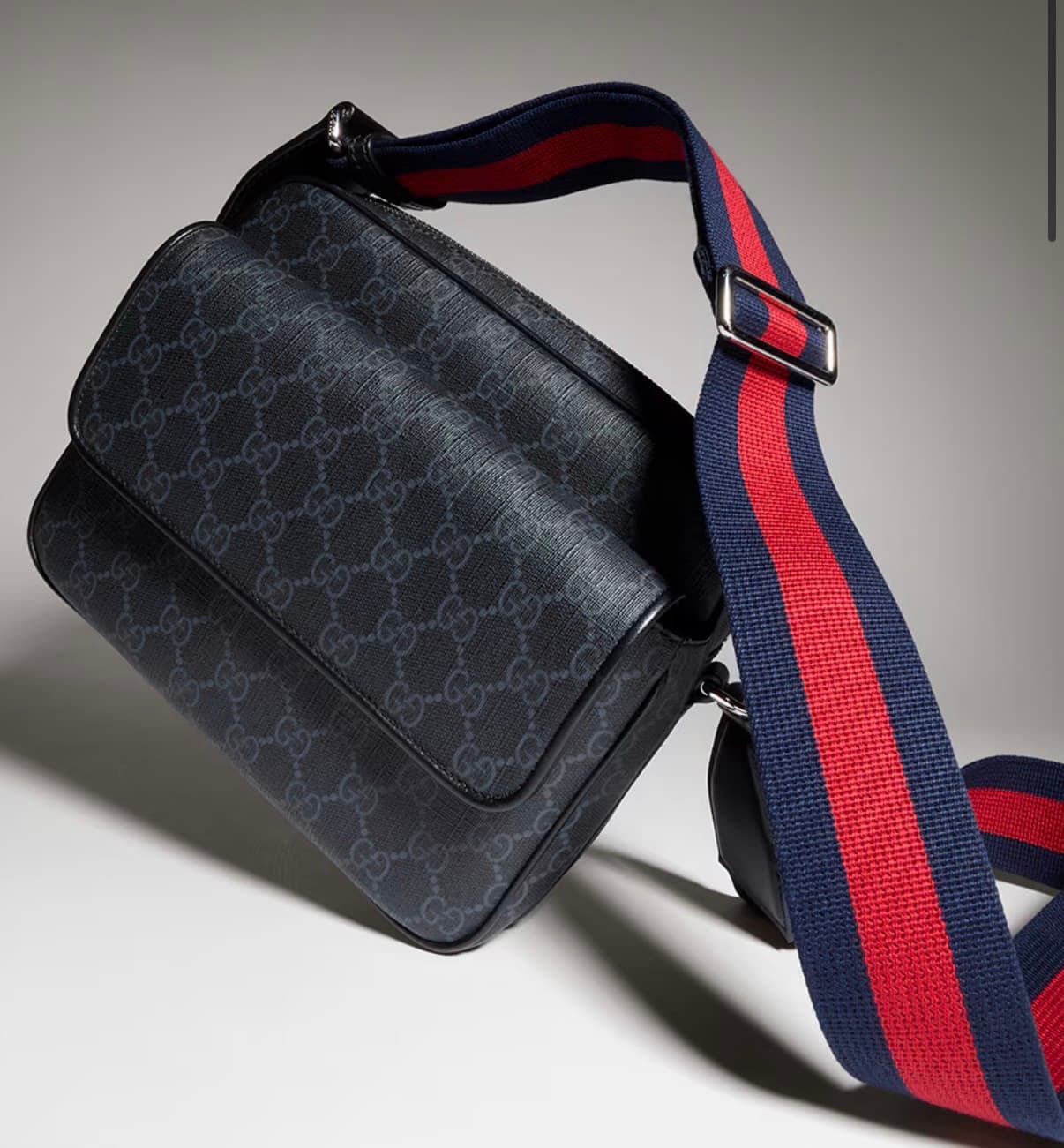 Gucci Sac à bandoulière GG Black petit format — vue 2