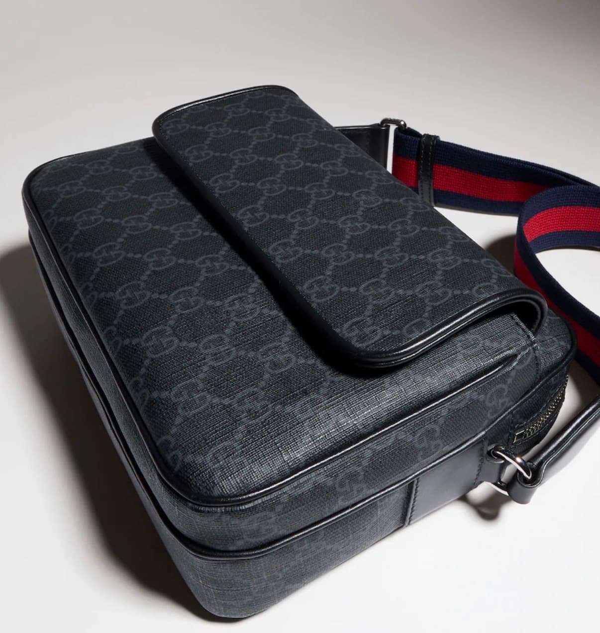 Gucci Sac à bandoulière GG Black petit format — vue 6