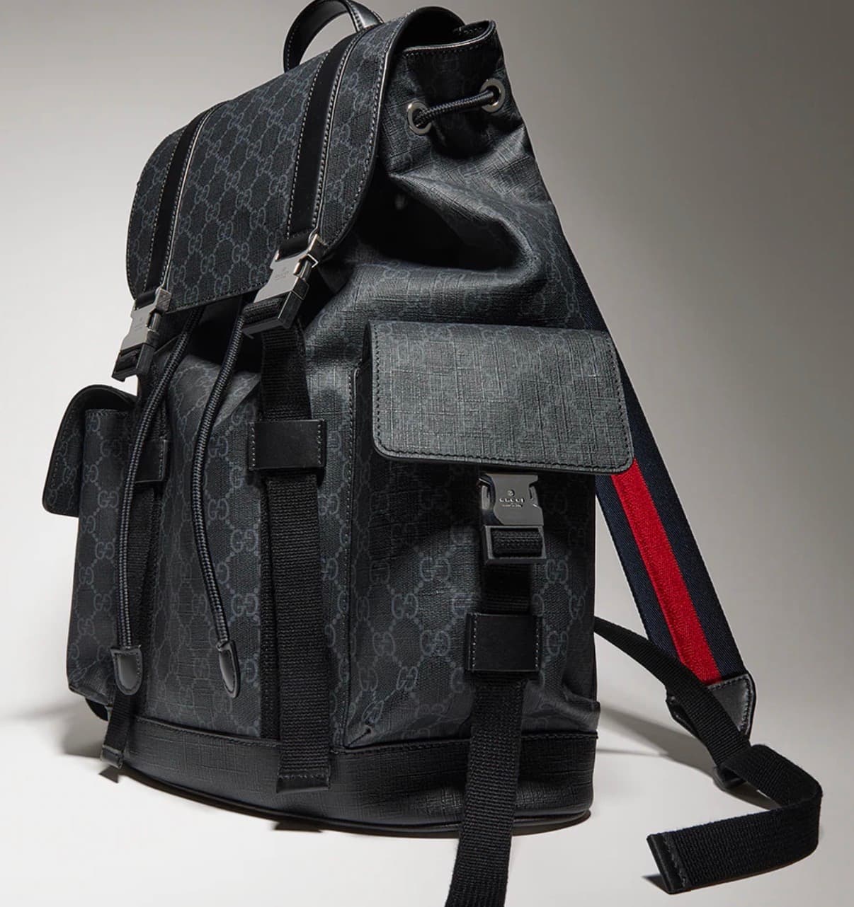 Gucci Sac à dos GG Black grand format — vue 2