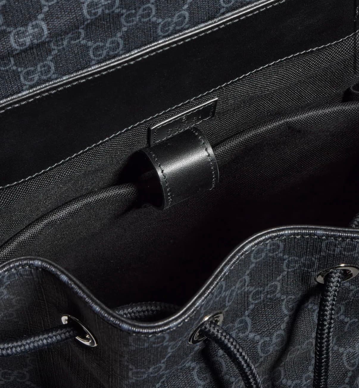 Gucci Sac à dos GG Black grand format — vue 6