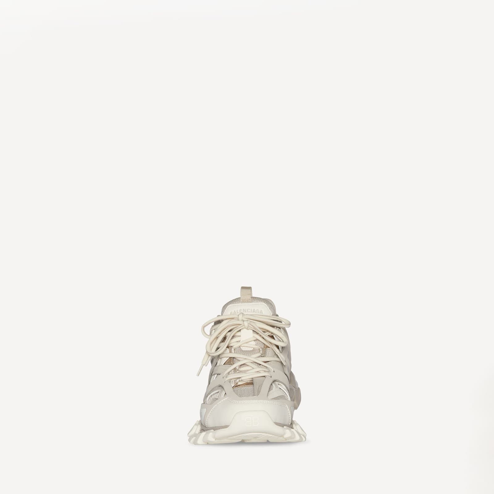 BALANCIAGA SNEAKER TRACK SEMELLE RECYCLÉE EN BEIGE — vue 3