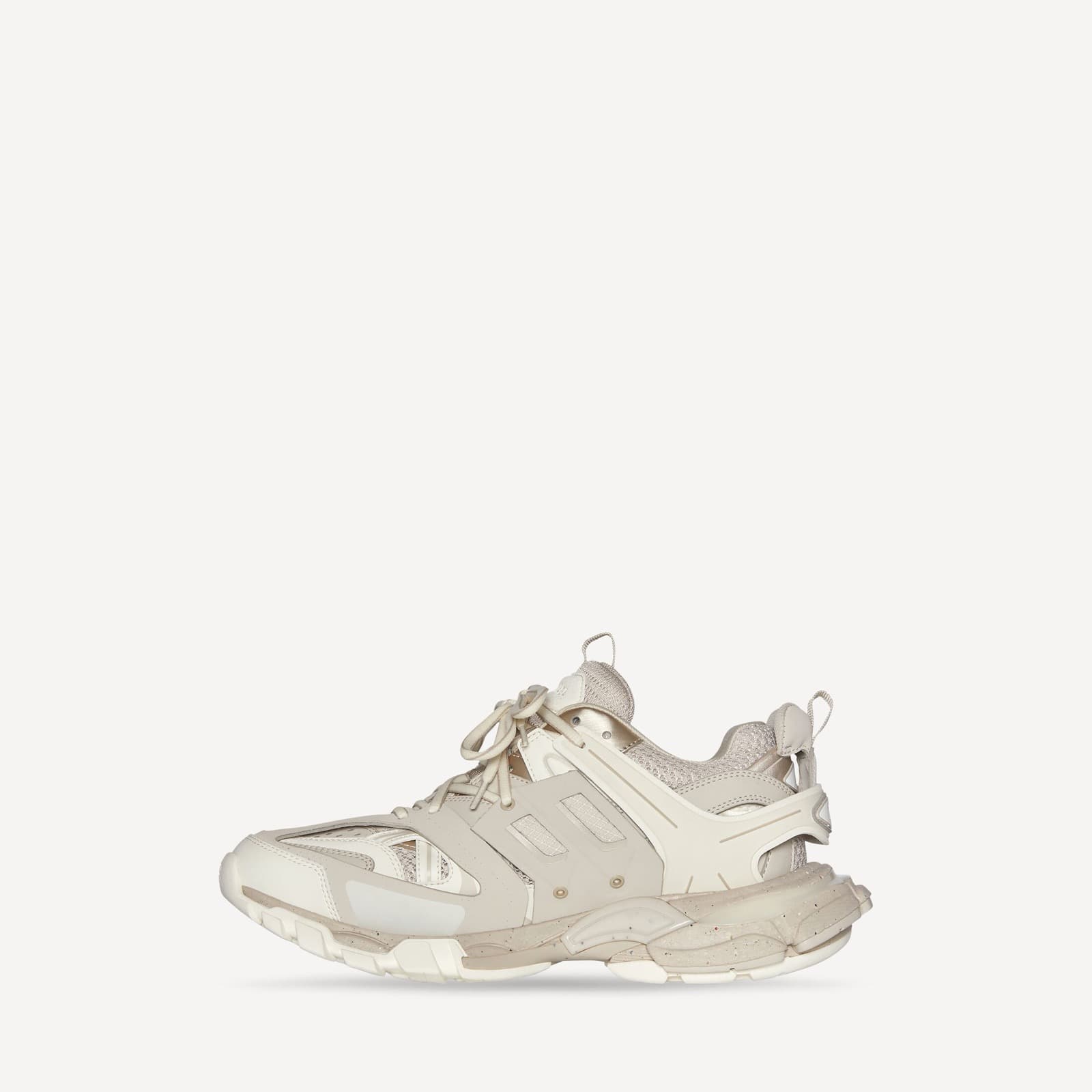 BALANCIAGA SNEAKER TRACK SEMELLE RECYCLÉE EN BEIGE — vue 4
