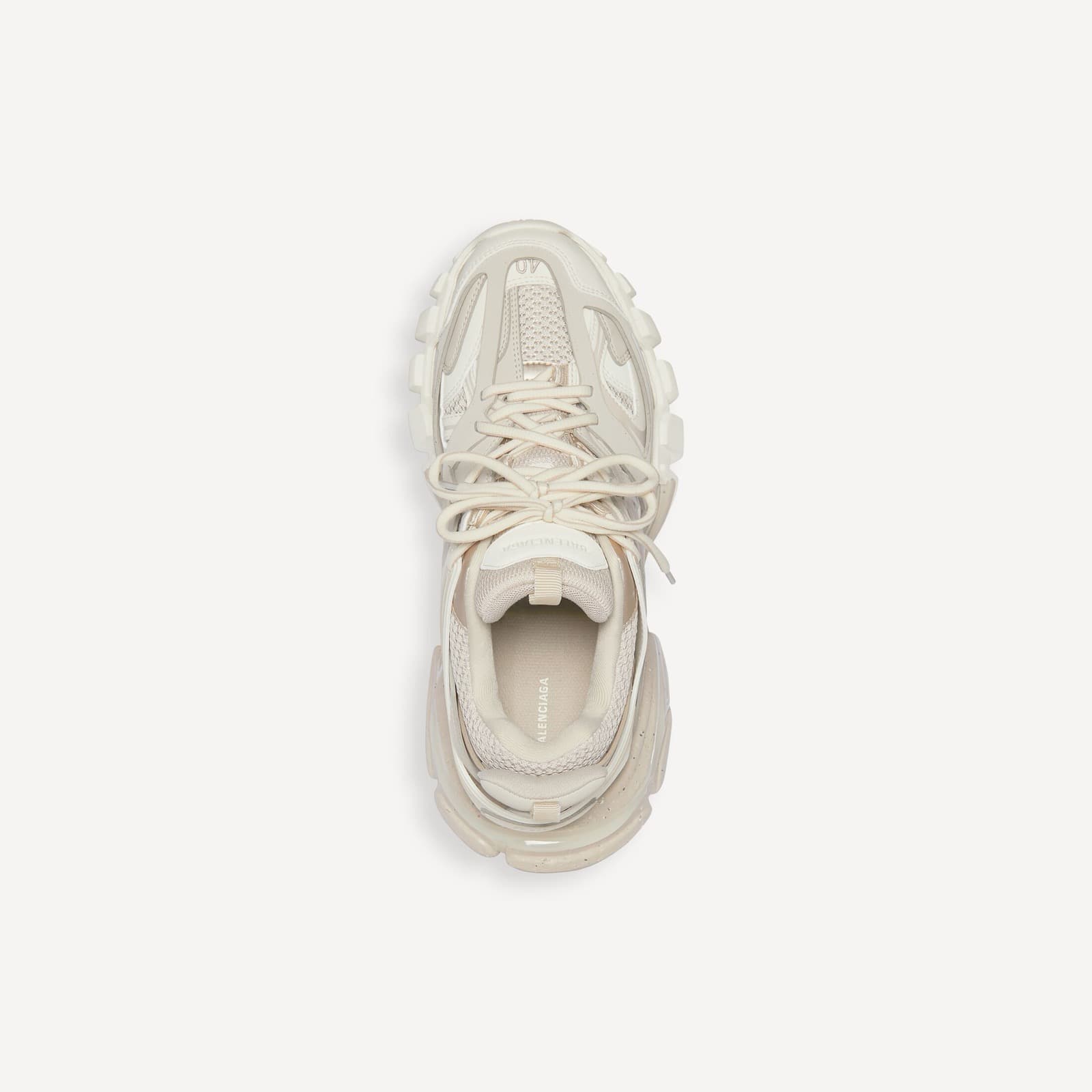 BALANCIAGA SNEAKER TRACK SEMELLE RECYCLÉE EN BEIGE — vue 6