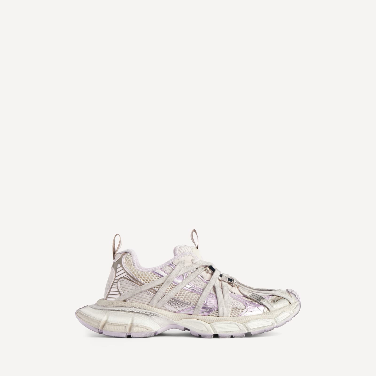 BALANCIAGA SNEAKER 3XL EXTREME LACES B EN BEIGE/MARRON/LILAS