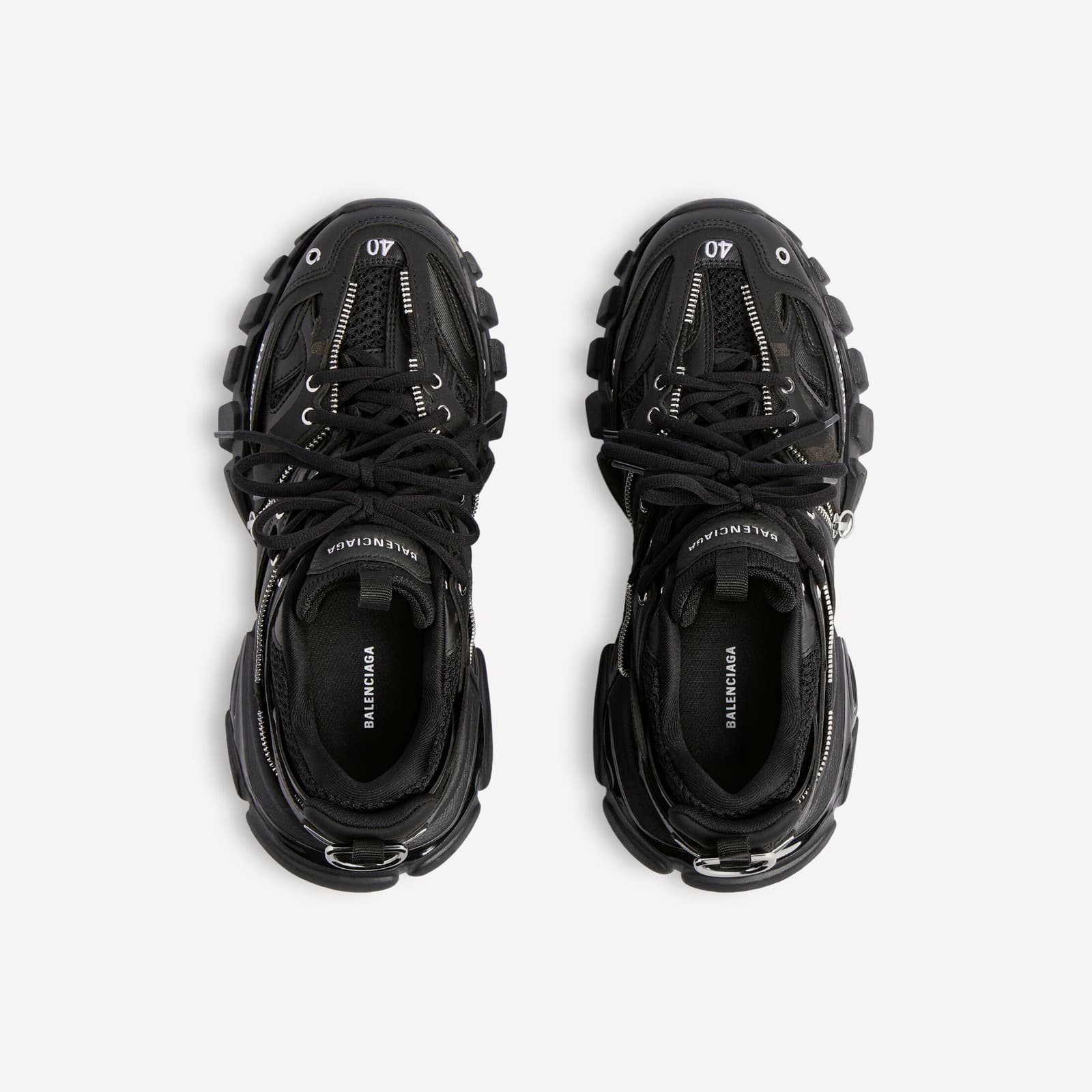 Balanciaga SNEAKER TRACK ZIP EN NOIR — vue 3