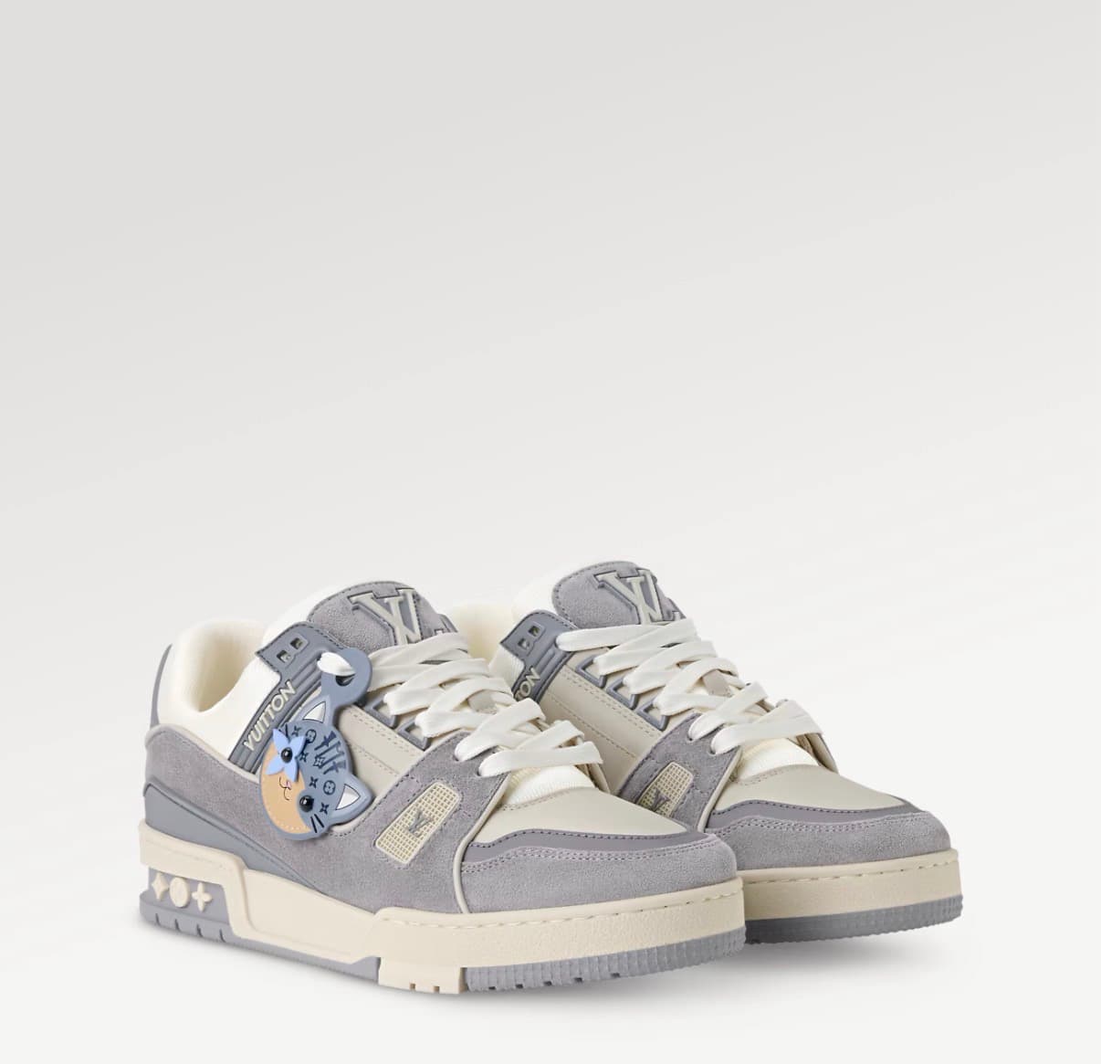 Sneaker LV Trainer Couleur gris — vue 2
