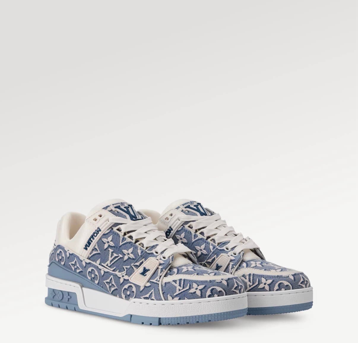 Louis Vuitton Sneaker LV Trainer Couleur bleu — vue 2