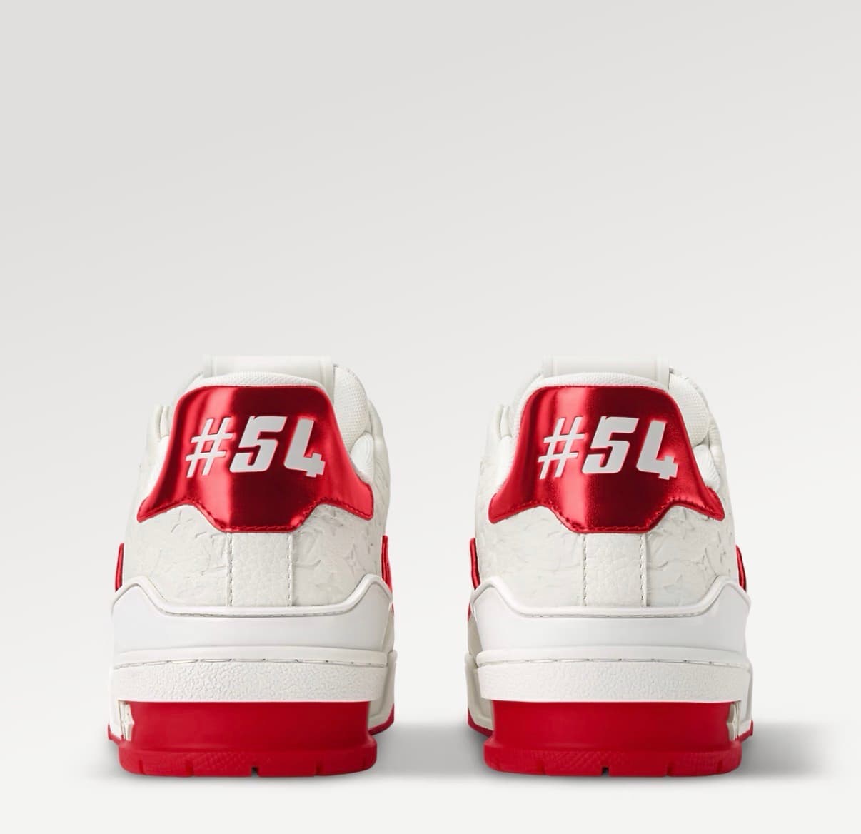 Louis Vuitton Sneaker LV Trainer Couleur Rouge — vue 4