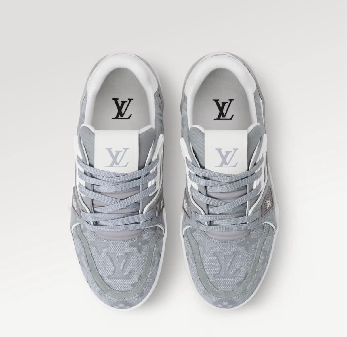 Louis Vuitton Sneaker LV Trainer Couleur Gris — vue 3