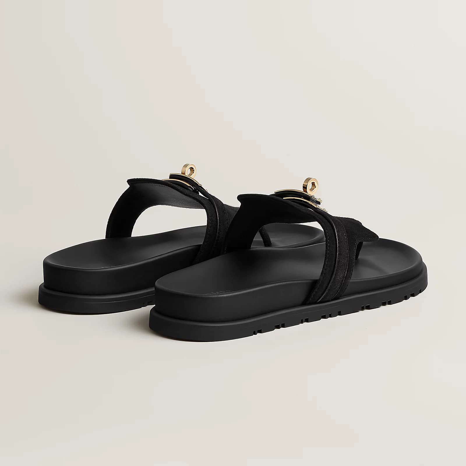 Hermes Sandale Empire Couleur Noir — vue 3
