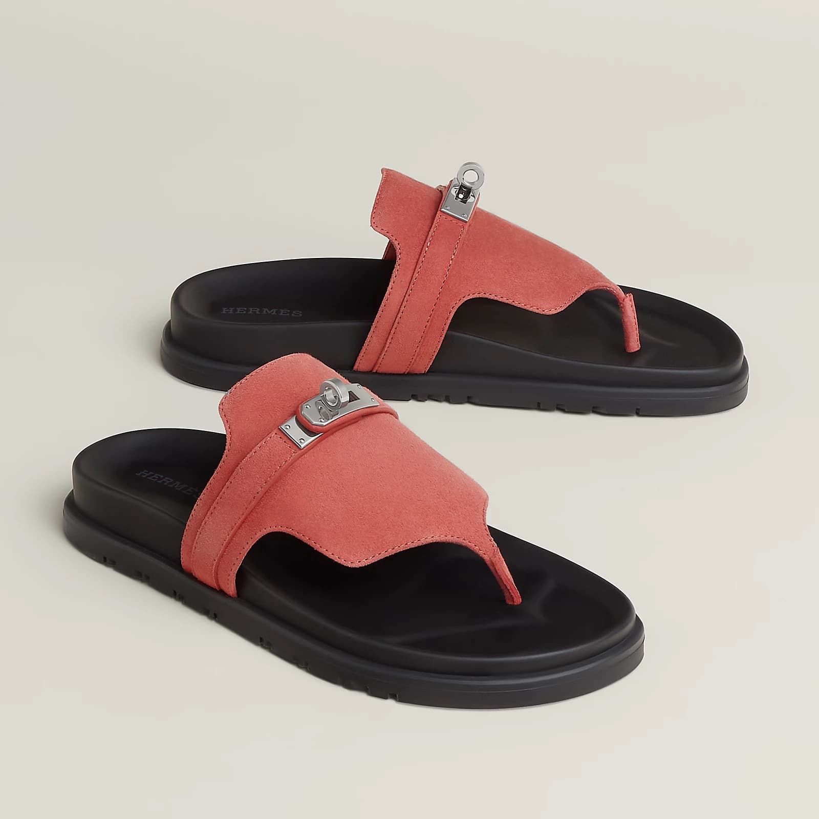 Hermes Sandale Empire Couleur Rose Antique — vue 2
