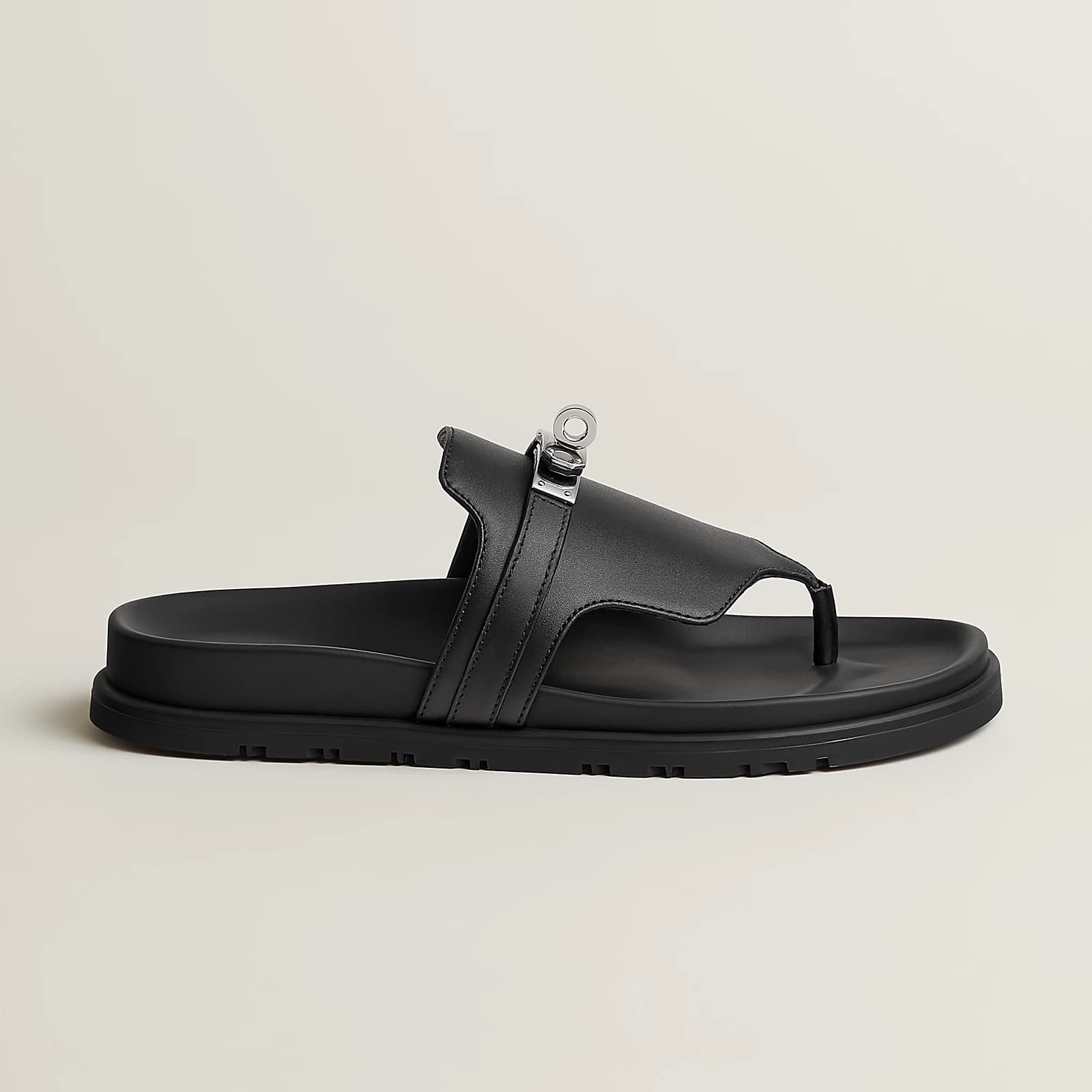 Hermes Sandale Empire Couleur Noir