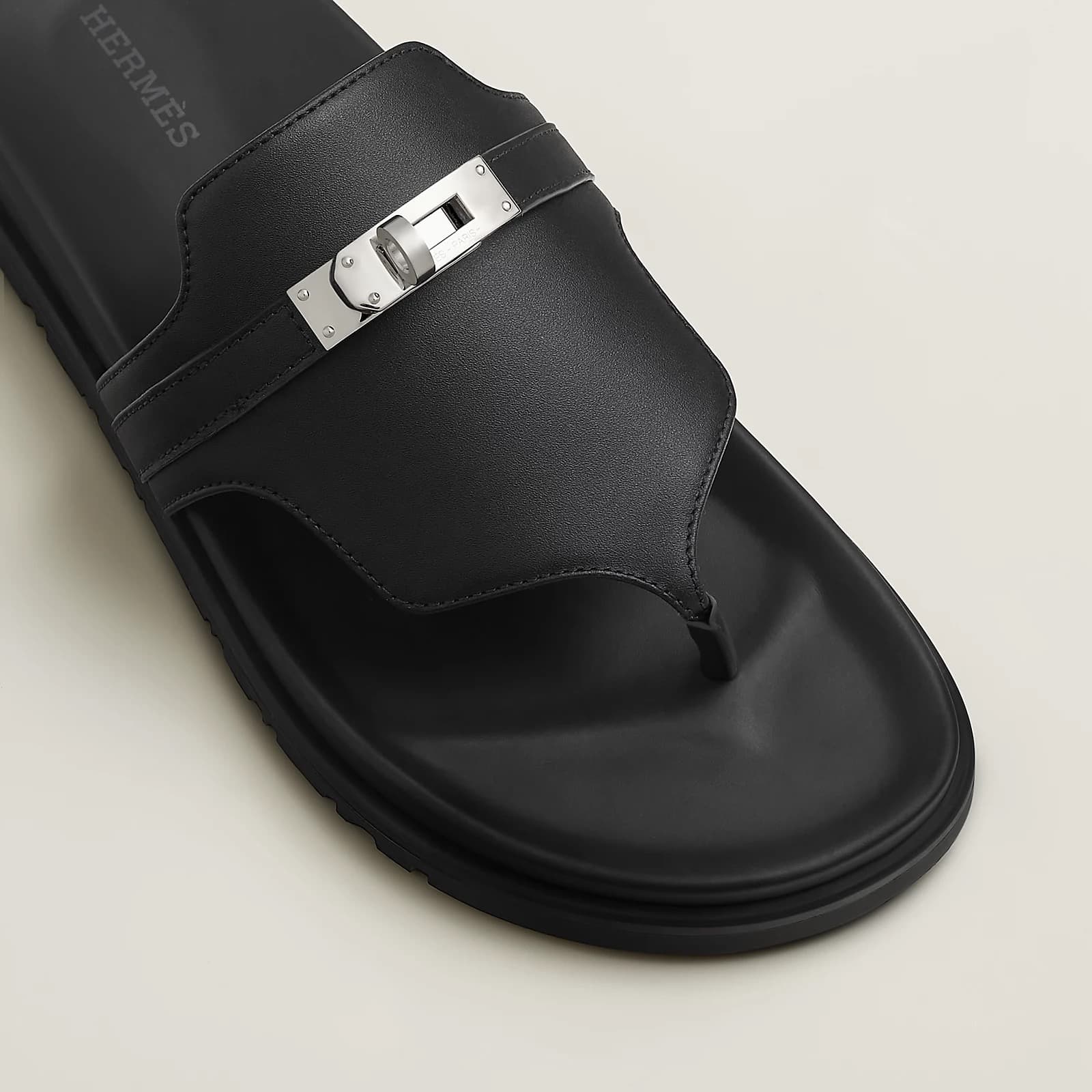 Hermes Sandale Empire Couleur Noir — vue 4