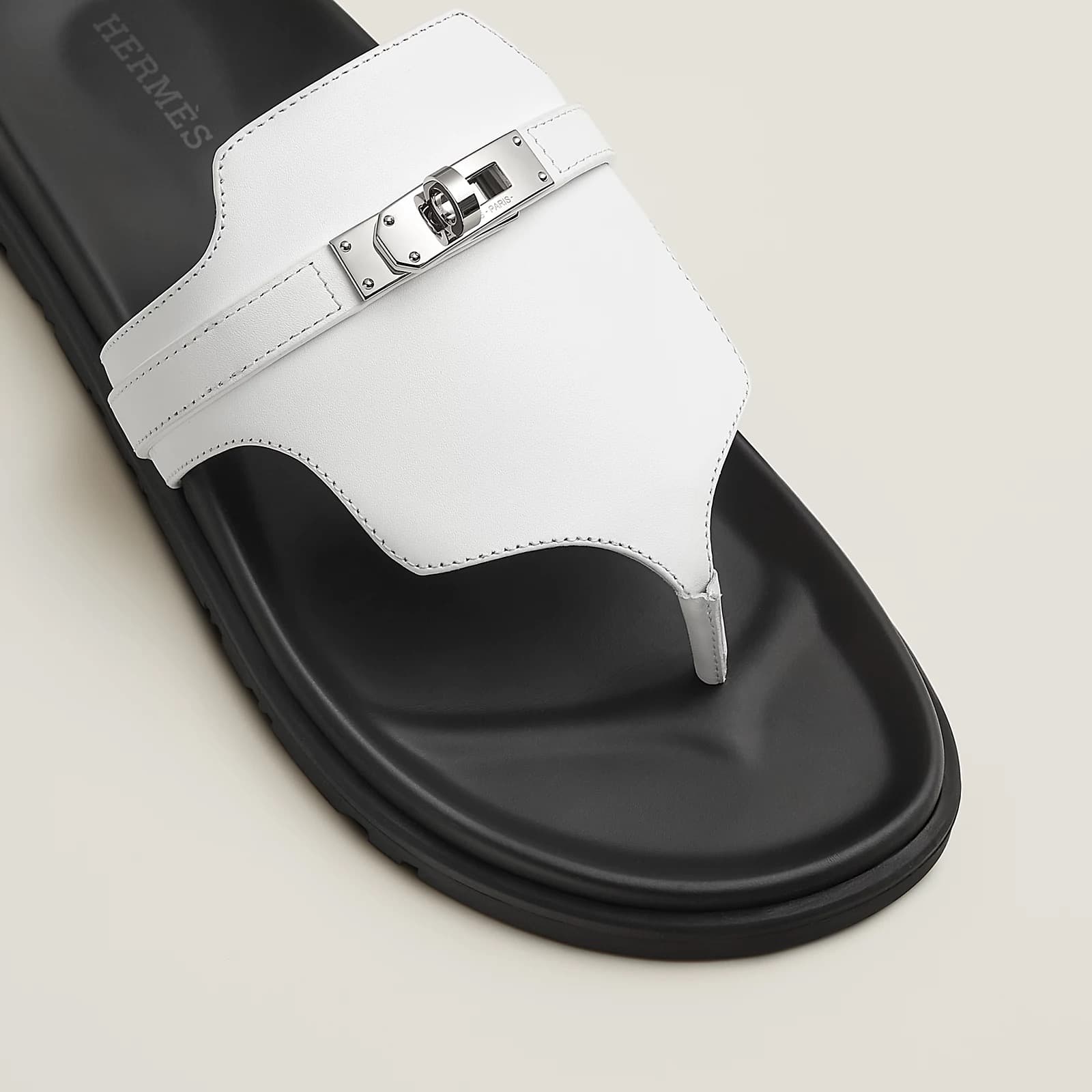 Hermes Sandale Empire Couleur Blanc — vue 4